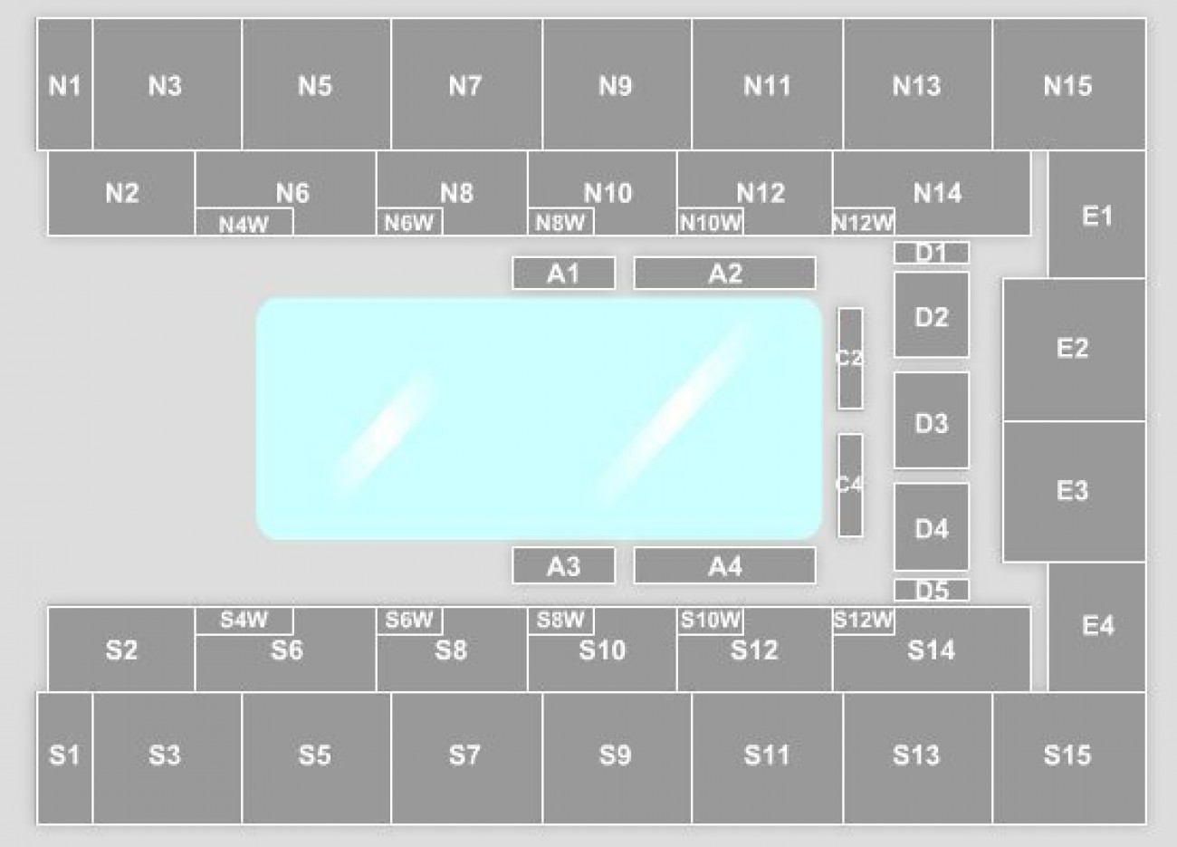 Level 1 Wembley Stadium Map